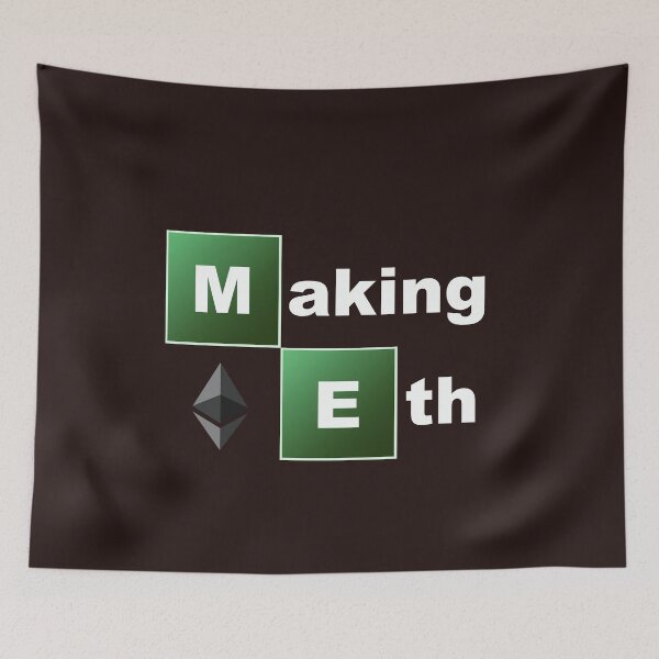 Item preview, Making Ethereum - Breaking Bad (white) designed and sold by Armaan.