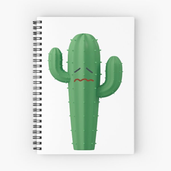 Item preview, Cactus,Confounded face png cactus sticker, 3D emoticon illustration, transparent background designed and sold by Adbor-Tb.
