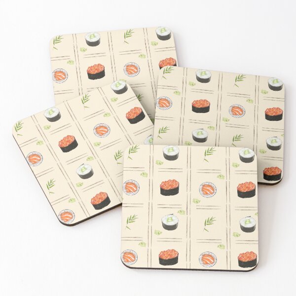 Item preview, Sushi Tile - Beige designed and sold by HB Loves Crafts.