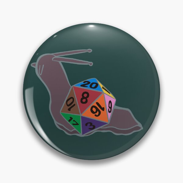 Item preview, Progress Pride Snail D20 designed and sold by lukeskywater.