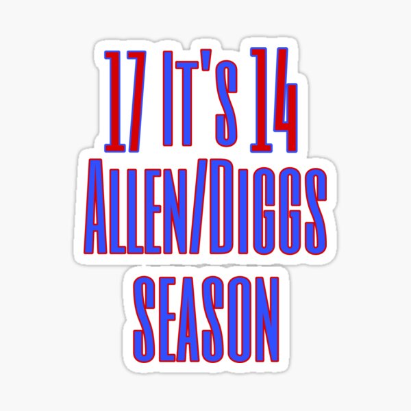 "It's Allen Diggs Season " Sticker For Sale By Mkwirfs1994 | Redbubble