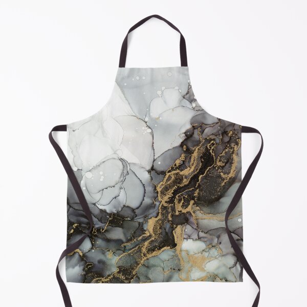 Item preview, Black and Gold Marble Storm designed and sold by Olga Shvartsur.