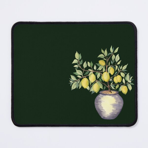 Item preview, Lemon Tree in a Pot Watercolor Drawing designed and sold by Flowersforbear.
