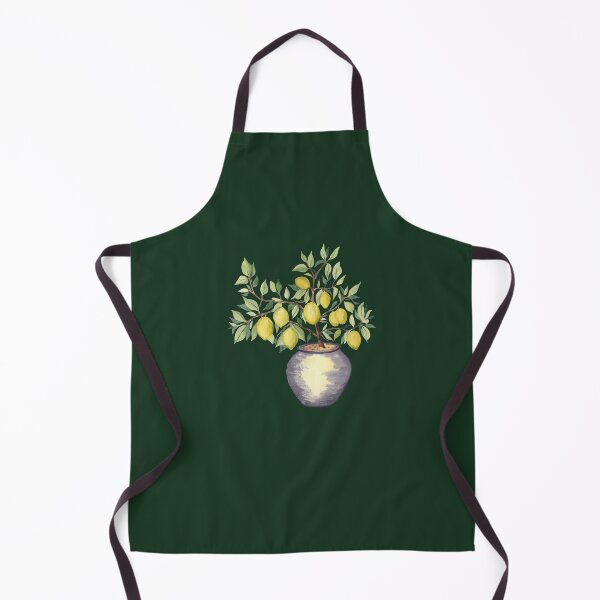 Item preview, Lemon Tree in a Pot Watercolor Drawing designed and sold by Flowersforbear.