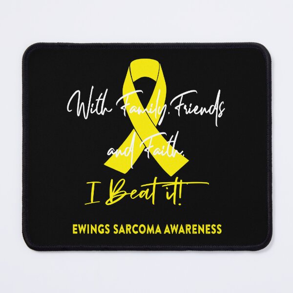 Item preview, Ewings Sarcoma Warrior - With Family, Friends, and Faith - I BEAT IT! designed and sold by Robbsyn.