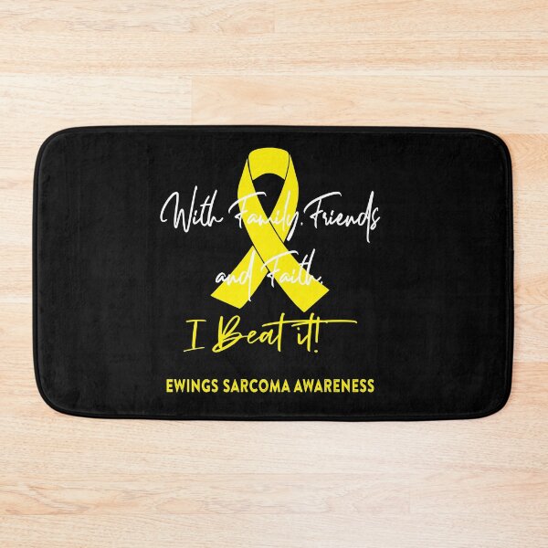 Item preview, Ewings Sarcoma Warrior - With Family, Friends, and Faith - I BEAT IT! designed and sold by Robbsyn.