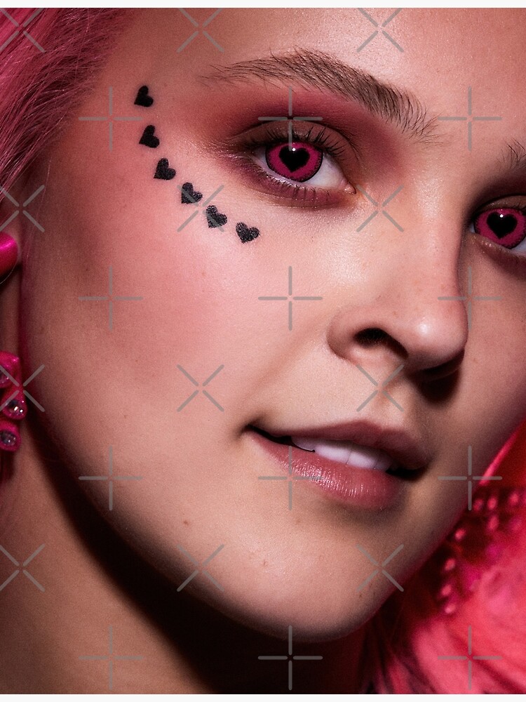 "Femme Jojo Siwa Heart Makeup" Poster for Sale by caringiscool | Redbubble