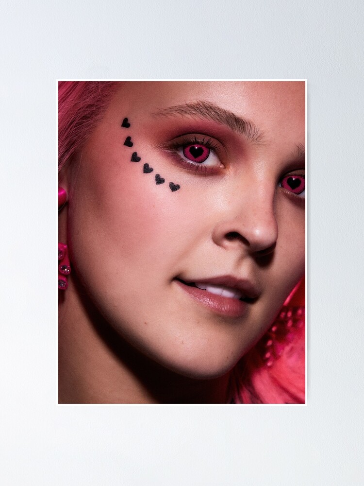 "Femme Jojo Siwa Heart Makeup" Poster for Sale by caringiscool | Redbubble