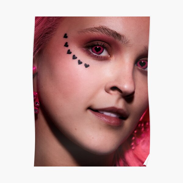 "Femme Jojo Siwa Heart Makeup" Poster for Sale by caringiscool | Redbubble