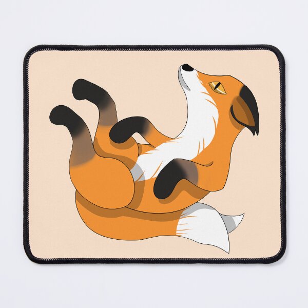 Artikelvorschau, Verträumter orangen farbiger Fuchs mit Schwarzen Pfoten entworfen und verkauft von LufikamiDesign.