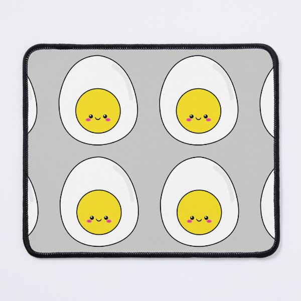 Item preview, Funny adorable hard boiled egg cute breakfast food kawaii egg cartoon designed and sold by Novel-ty.