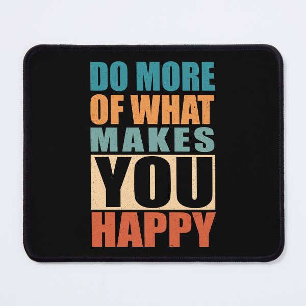 Item preview, Do more of what makes you happy retro colors- Choose happiness and good vibes quotes designed and sold by Alice-Elgawi.