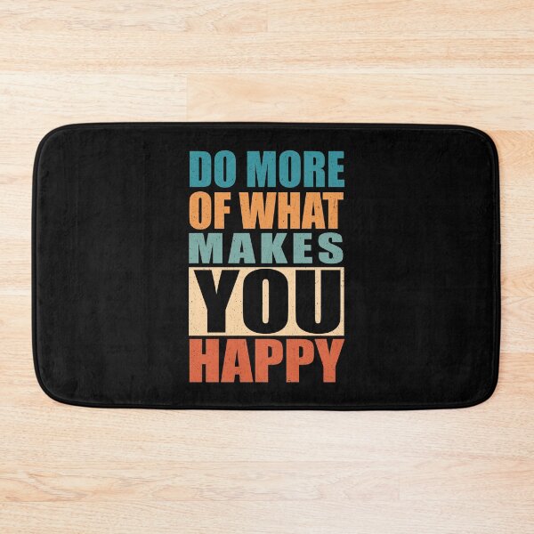Item preview, Do more of what makes you happy retro colors- Choose happiness and good vibes quotes designed and sold by Alice-Elgawi.