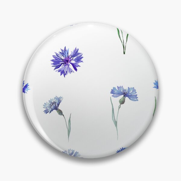 Item preview, Watercolor Blue Cornflowers designed and sold by silviaol.
