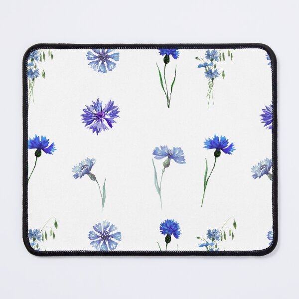 Item preview, Watercolor Blue Cornflowers designed and sold by silviaol.
