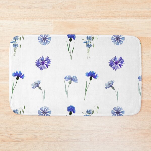 Item preview, Watercolor Blue Cornflowers designed and sold by silviaol.