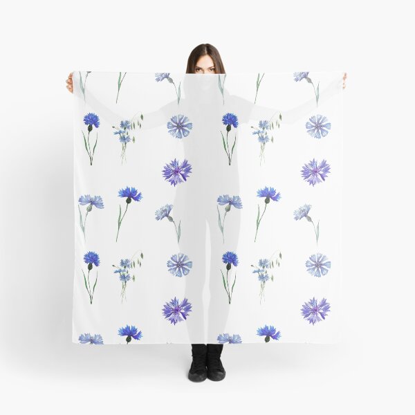 Item preview, Watercolor Blue Cornflowers designed and sold by silviaol.