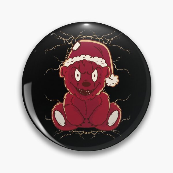 Item preview, Christmas teddy bear with scary face designed and sold by Rob-Son.