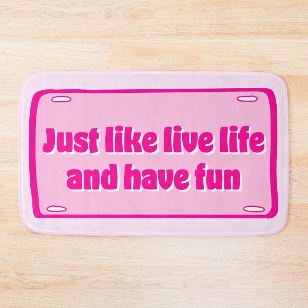 Item preview, just like live life and have fun Danish Pastel, Preppy Art, preppy Blue, Preppy Dorm, Preppy Dorm Room, designed and sold by mariahmoniquedesign.