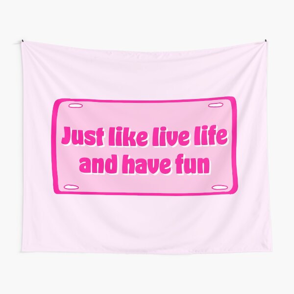 Aperçu de l'œuvre tout comme vivre la vie et s'amuser Pastel danois, Preppy Art, preppy Blue, Preppy Dorm, Preppy Dorm Room, créée et vendue par mariahmdesign.