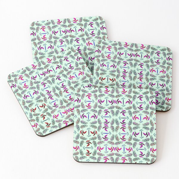 Item preview, Exotic Purple Tropical Leaves Summer Holiday Print designed and sold by Narkusdesign.