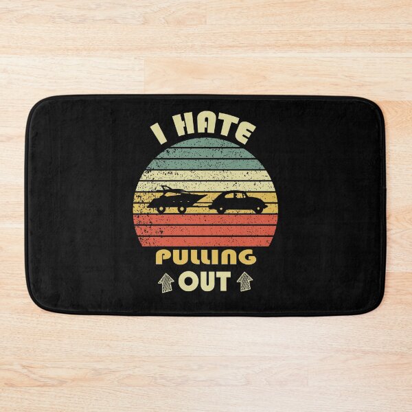 Item preview, I hate pulling out Retro boating boat captain  designed and sold by Micosmile.