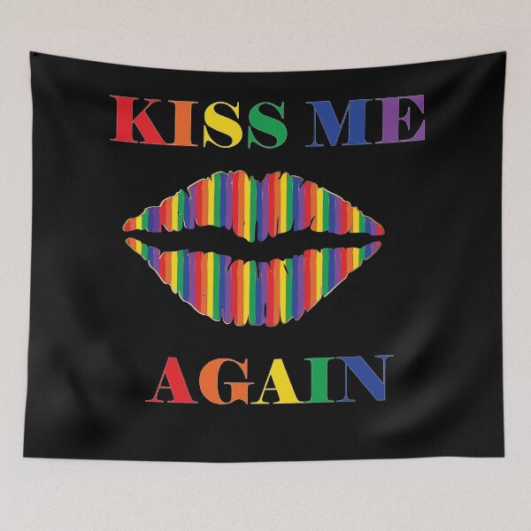 Item preview, Rainbow Kiss Me Again designed and sold by PufnicaDesign.