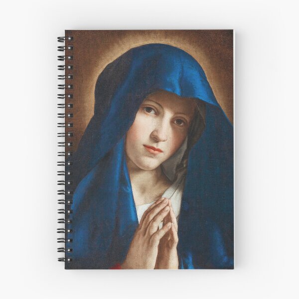 Item preview, The Madonna at Prayer | Giovanni Battista Salvi | 1650 Renaissance Virgin Mary Gospel Biblical Art designed and sold by CJET.