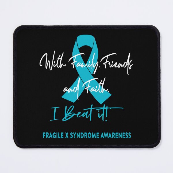 Item preview, Fragile X Syndrome Warrior - With Family, Friends, and Faith - I BEAT IT! designed and sold by Robbsyn.