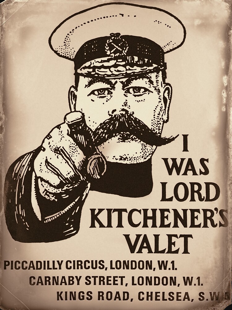 "Lord Kitchener's Valet." Tshirt for Sale by theheadshed Redbubble lord tshirts