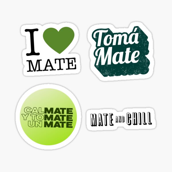 Argentina Mate Emoji Car Decal / Sticker Yerba Mate Argentino 3” Termo  Laptop