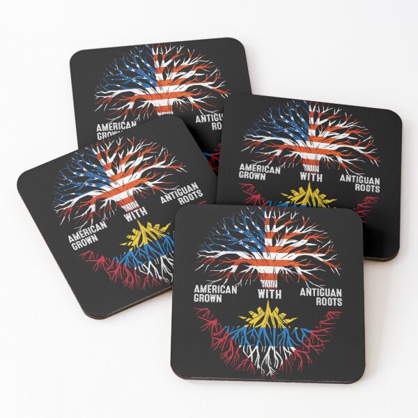 Item preview, American Grown With Antiguan Roots Antigua Flag designed and sold by MoHaCo.
