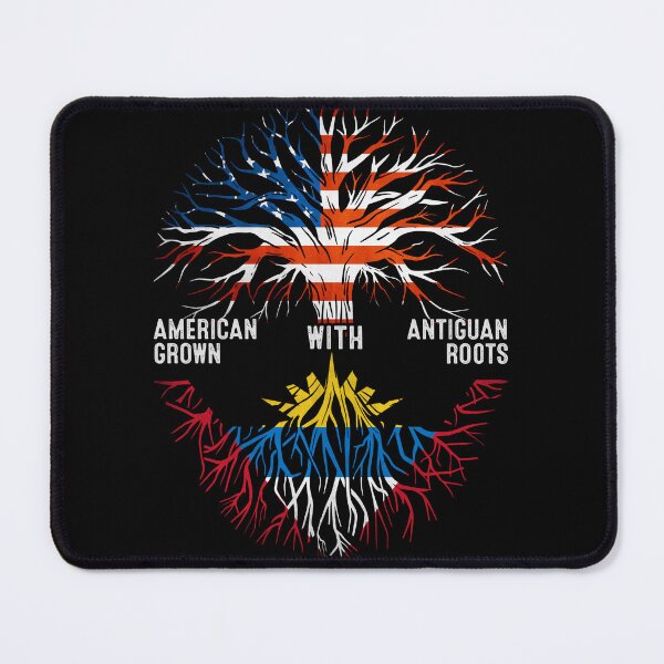 Item preview, American Grown With Antiguan Roots Antigua Flag designed and sold by MoHaCo.