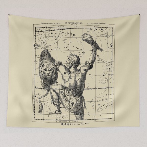 Item preview, Orion Constellation Map - Aesthetic, Astronomy, Space designed and sold by SpaceDogLaika.
