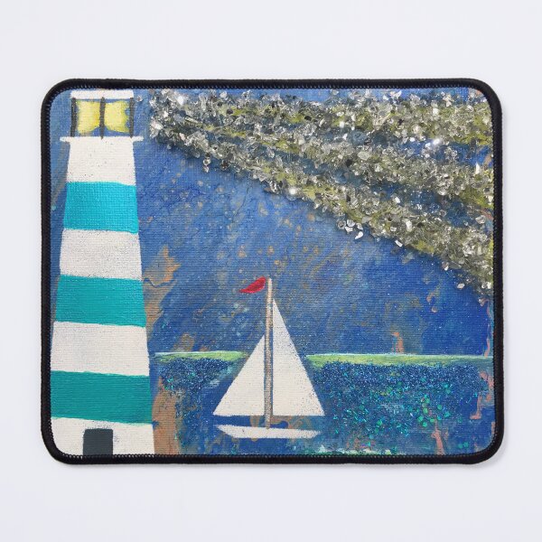Item preview, Lighthouse Sailboat designed and sold by BridgetBresser.