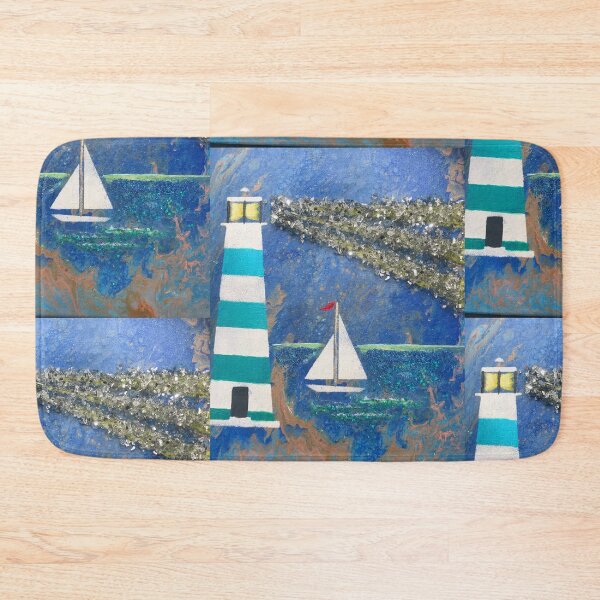Item preview, Lighthouse Sailboat designed and sold by BridgetBresser.