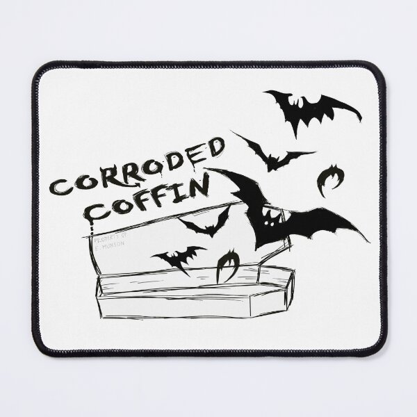 Item preview, Corroded Coffin Black and White Variant designed and sold by tozeyarts.
