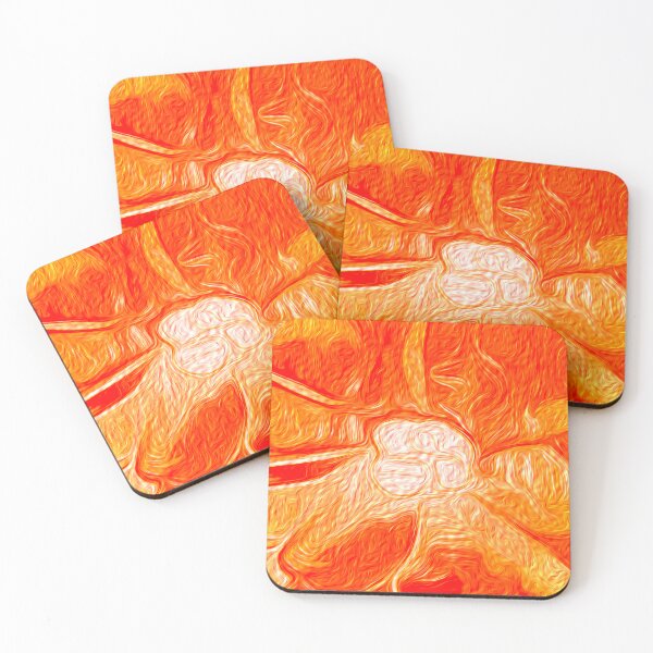 Item preview, Rosie in Tangerine and Gold designed and sold by fatenanwar.