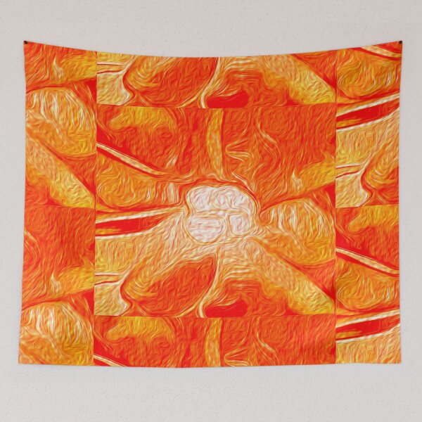 Item preview, Rosie in Tangerine and Gold designed and sold by fatenanwar.
