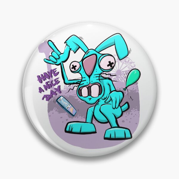 Item preview, Crazy rabbit - have a nice day designed and sold by motylanoga.
