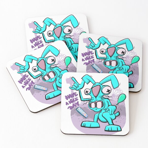 Item preview, Crazy rabbit - have a nice day designed and sold by motylanoga.