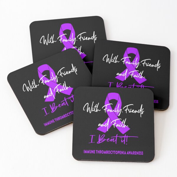Item preview, Immune Thrombocytopenia Warrior - With Family, Friends, and Faith - I BEAT IT! designed and sold by Robbsyn.
