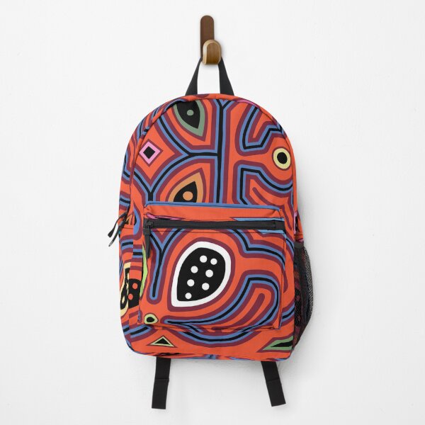 Item preview, beautiful print of mola with flower design designed and sold by Melquidedec.