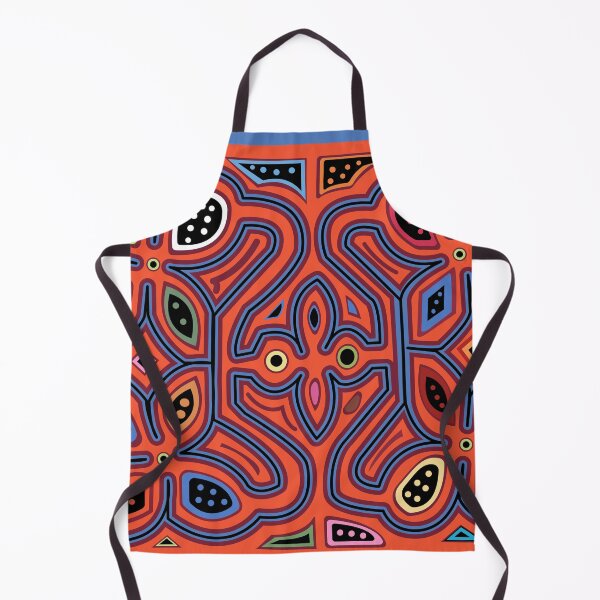 Item preview, beautiful print of mola with flower design designed and sold by Melquidedec.