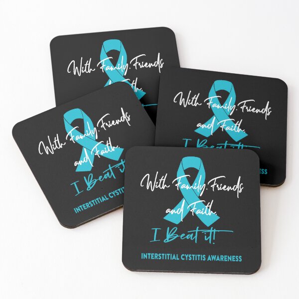 Item preview, Interstitial Cystitis Warrior - With Family, Friends, and Faith - I BEAT IT! designed and sold by Robbsyn.