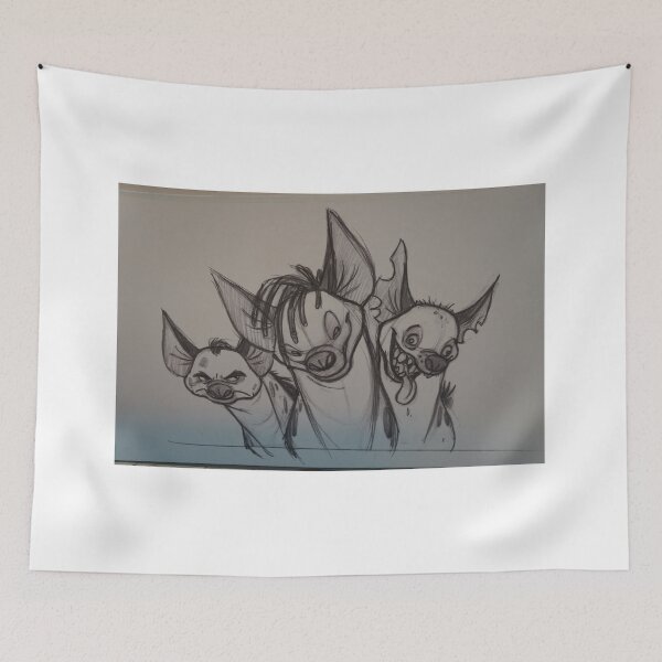 Item preview, hyenas designed and sold by elmartanna.