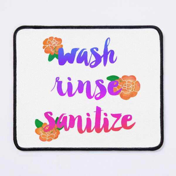 Item preview, Wash, Rinse, Sanitize designed and sold by C4ptainRavioli.