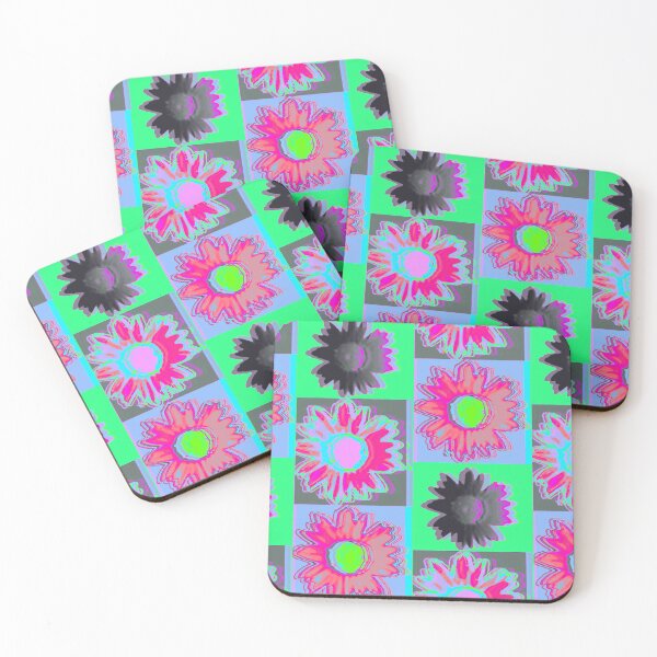 Item preview, neon flower garden 22 blurred designed and sold by SweetCrapClub.
