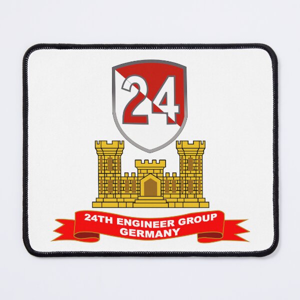 Item preview, Army - 24th Engineer Group - 1954 - 1972 - Germany - ENG Br - Ribbon X 300 designed and sold by Military Insignia Products.