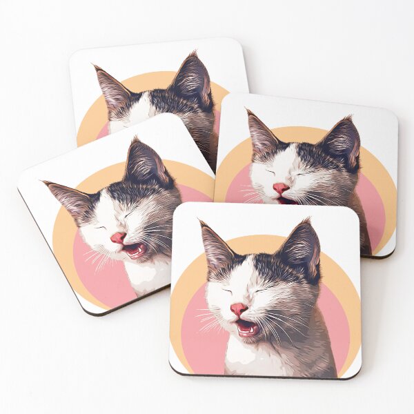 Item preview, Cute Laughing Cat designed and sold by LazyCho.